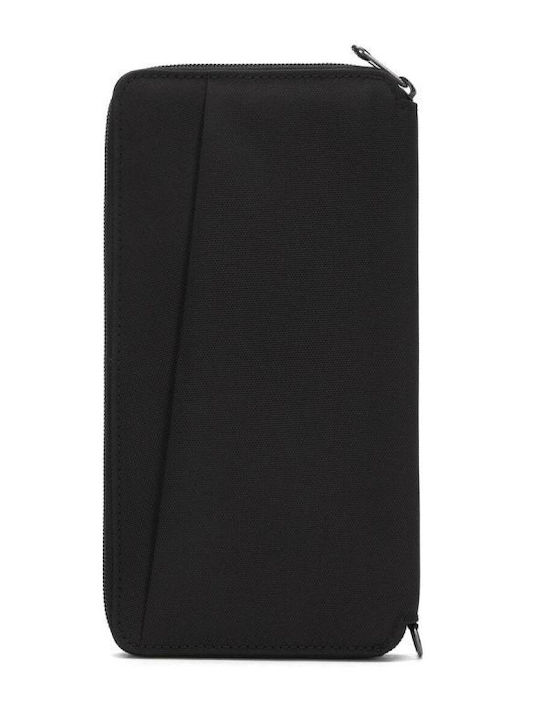 Мъжки Портфейл Пътнически с RFID Черен