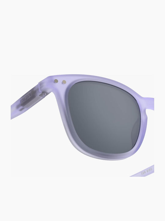 Izipizi Rectangle Kids Sunglasses with Polarized Lens Purple for 3-5 Years