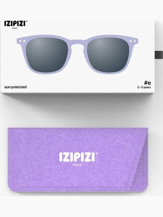 Izipizi Rectangle Kids Sunglasses with Polarized Lens Purple for 3-5 Years
