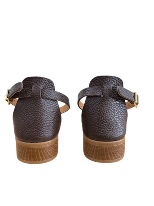 Doya Leder Damen Sandalen Braun 5891K