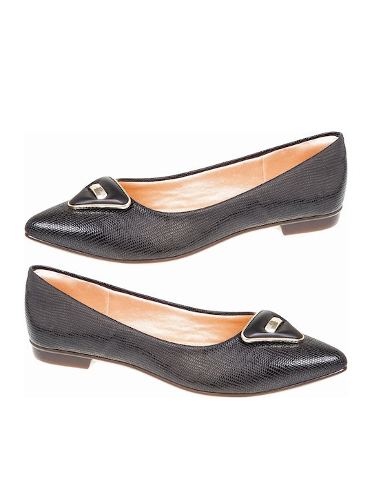 Damen Ballerinas Schwarz