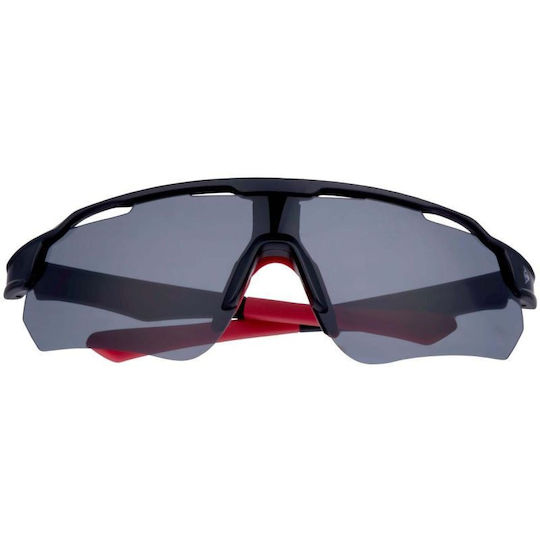 Dunlop Cycling Glasses with Black Frame and Dark Lenses