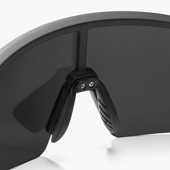 Rockbros Cycling Glasses with Black Frame and Polarized Lenses