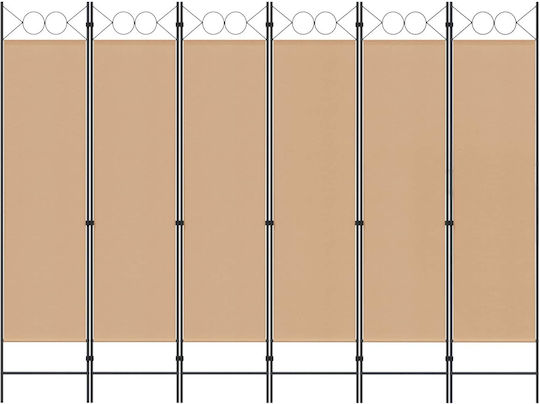 vidaXL Paravan Decorativ din Țesătură 240x180cm