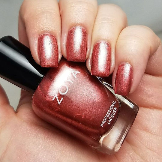 Zoya Metallic Long Lasting Nail Polish Quick Dry Pink Tess 15ml