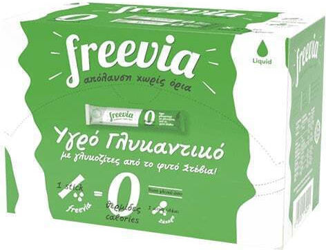 Freevia Flüssiger Süßstoff Stevia 50 Stäbchen