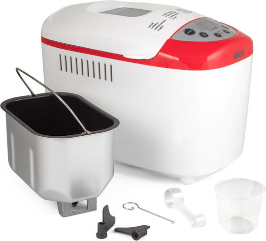 Muhler Αρτοπαρασκευαστής 850W Χωρητικότητας 1500gr με 15 Προγράμματα