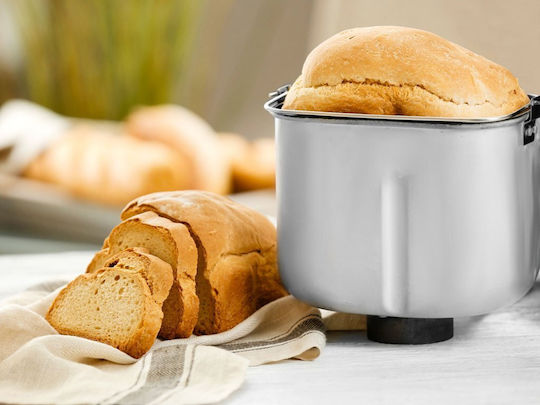 Beper Bread Maker 550W with Container Capacity 900gr and 12 Baking Programs