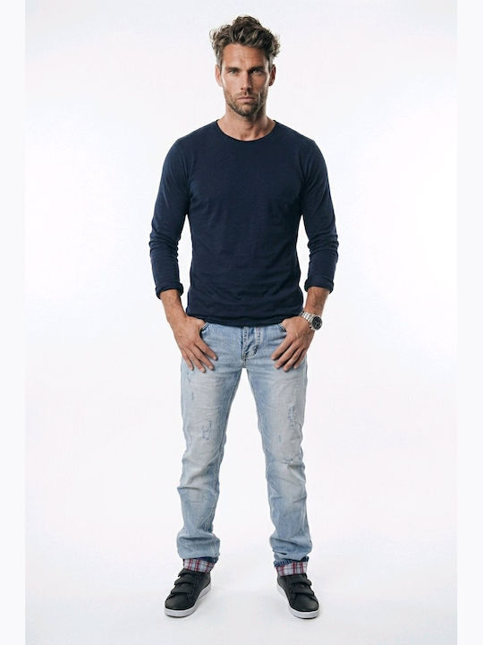 Men's Blue Jeans Pants A-PANTELONIA-341-IT01(J322)