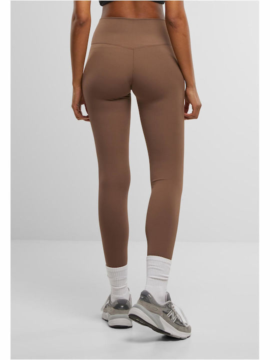 High Waist Sweatpants Mocca Brown