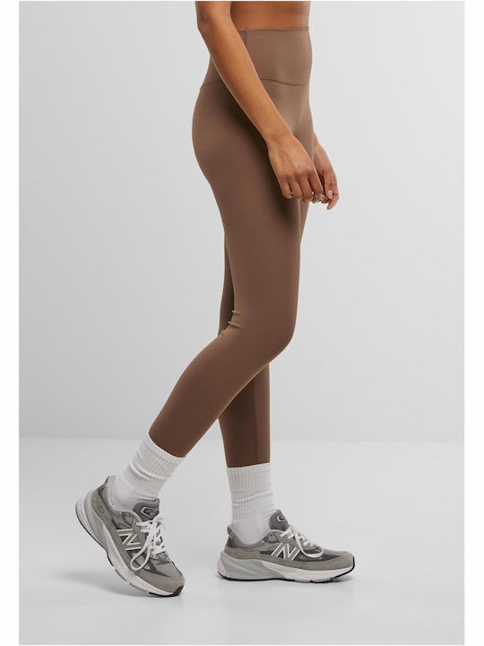 High Waist Sweatpants Mocca Brown