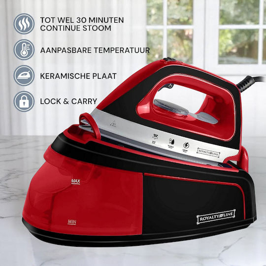 Royalty Line DBST-2300 Steam Ironing System 3.5bar Pressure with 1.2lt Tank