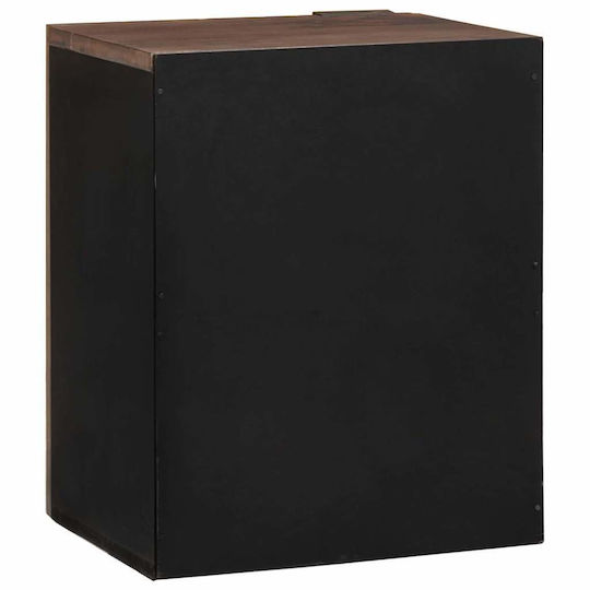 vidaXL Wardrobe Bathroom Cabinet L38xW33.5xH48cm Brown