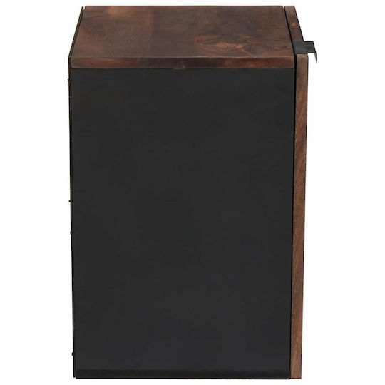 vidaXL Wardrobe Bathroom Cabinet L38xW33.5xH48cm Brown