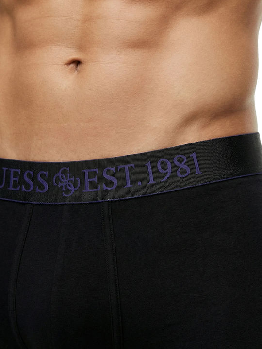 Joe Herren Boxershorts Jet Black 3er Pack