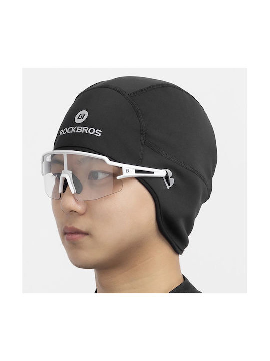 Rockbros Dala Winter Cycling Helmet Cap Glasses Holes Grey