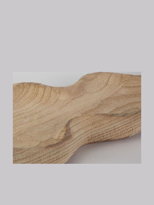 Dekorative Platte Hölzernes Beiges 64x23x5,5cm Dekorative Platte Hölzernes Beiges 64x23x5,5cm