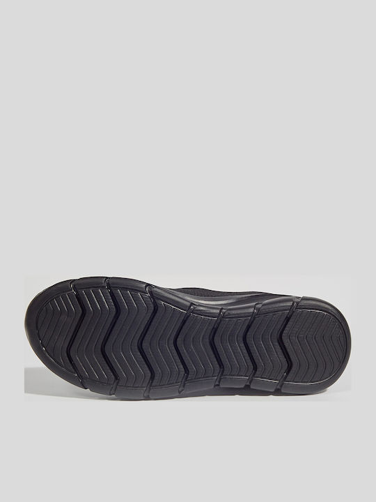 Πάνινα Ανδρικά Slip-On Μαύρα