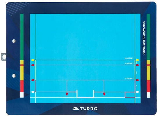 Turbo Магнитна Тактическа Дъска За Водно Поло Бяла