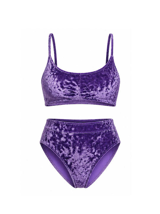 Lila Bustier Für Pole Dance