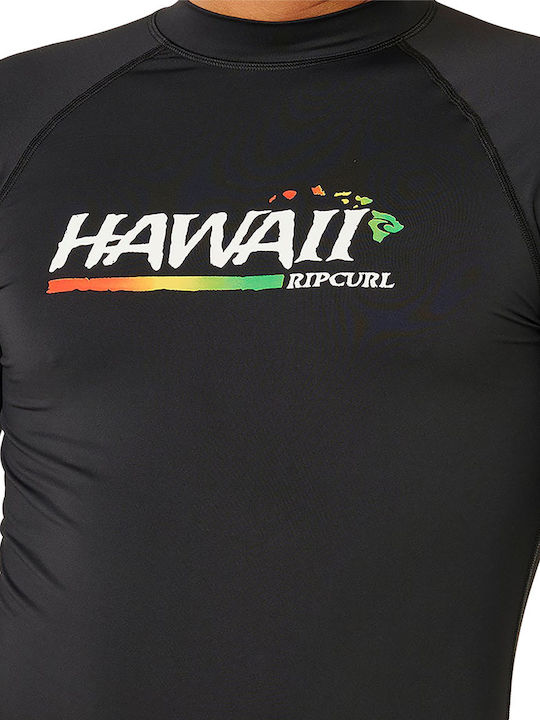 Rip Curl Upf UPF 50+ Men Long Sleeve Sun Protection Shirt Black