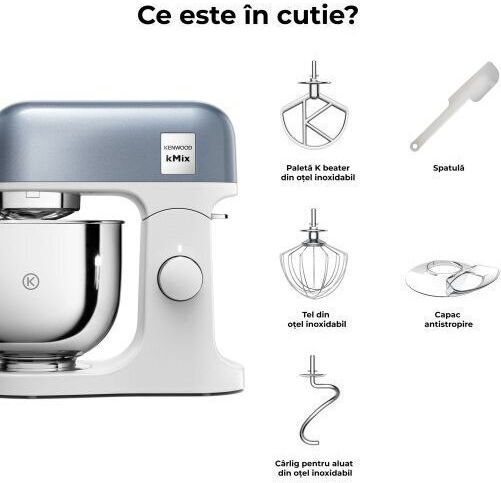 Kenwood kMix Special Edition Mixează 1000W cu Vas din Oțel Inoxidabil 5lt