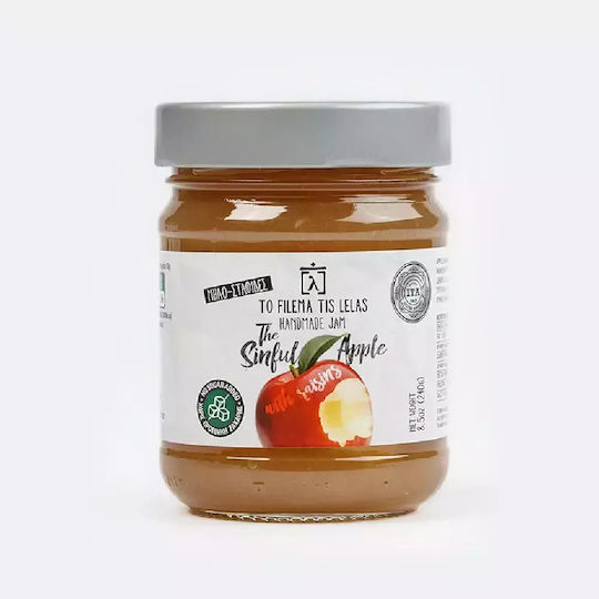 To Filema Tis Lelas The Sinful Jam Apple With Raisins No Sugar Added 240gr