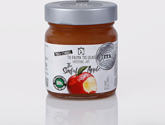 To Filema Tis Lelas The Sinful Jam Apple With Raisins No Sugar Added 240gr
