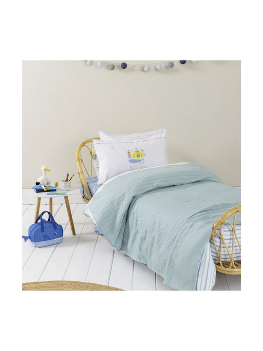 Nima Blanket Dune Blue 160x160cm