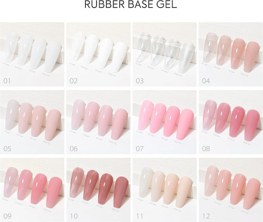 Canni Base Coat for Gel Quick Dry Rubber 9ml 07