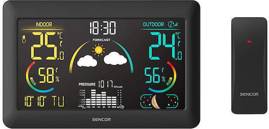 Sencor SWS 4900 Drahtlos Wetterstation Digital Tischplatte