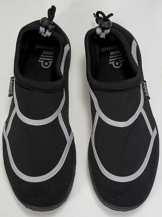 Admiral Unisex Παπούτσια Θαλάσσης Diver Sea Μαυρο