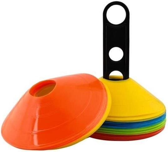 Set 50 Cone-type Markers Sports Training