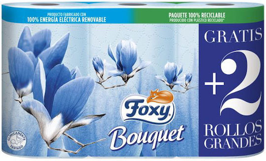 Foxy Bouquet Toilettenpapier 6 Rollen 3 Blätter
