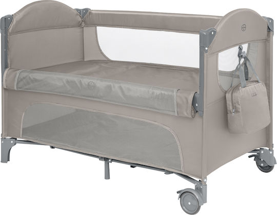 Kikka Boo Cradle Milky Way with Mattress and Wheels Beige