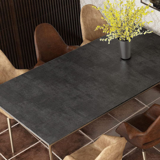 Self-Adhesive Black Vinyl Wall Wallpaper 600x40cm Washable