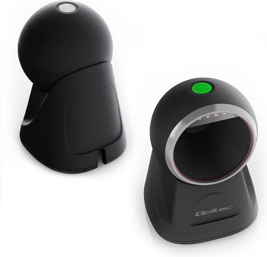 Qoltec Handheld-Scanner Verkabelt mit Lesbarkeit von 1D Barcodes