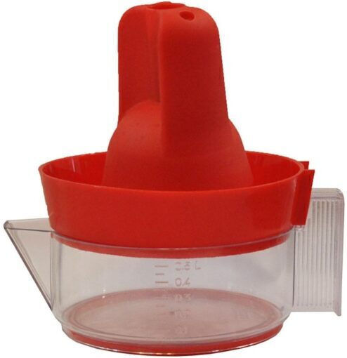 Techniplast Classic Orange Juicer with Plastic Container in Orange Colour