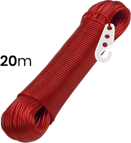 Lifetime Clothesline in Red Color 20m