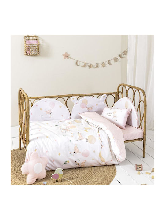 Nima Little Baby Quilt Cotton Pink 100x140cm