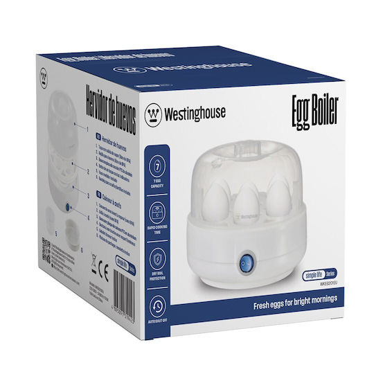 Westinghouse Egg Cooker 16 Egg Capacity 150W White