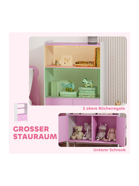 Bücherregal Boden Rosa