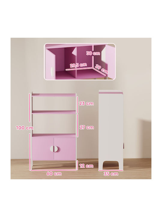 Bücherregal Boden Rosa