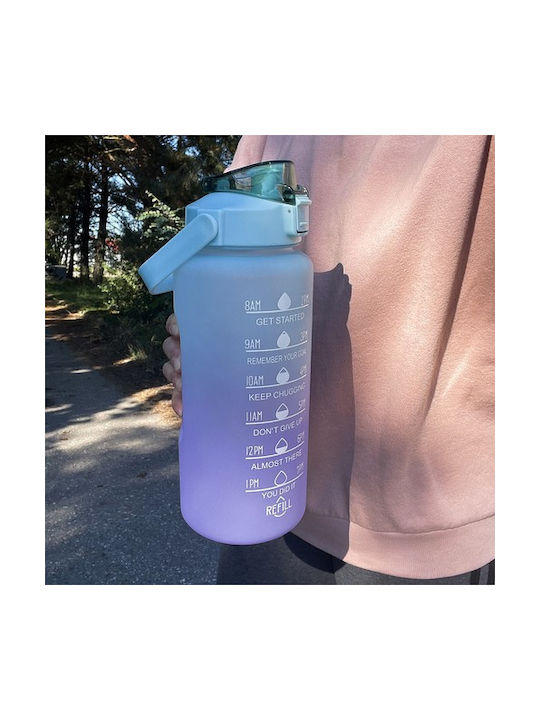 Plastic Water Bottle 2000ml Purple