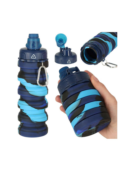 Sport Aluminum Water Bottle 500ml Blue