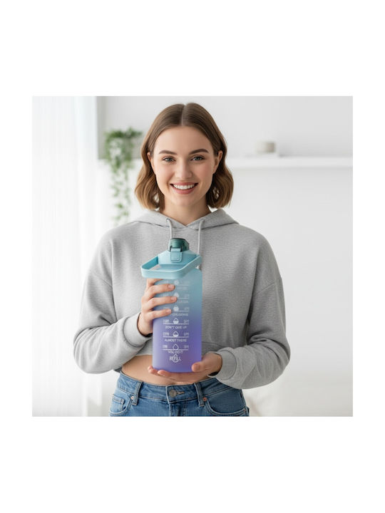 Παγούρι Πλαστικό 2000ml Μωβ