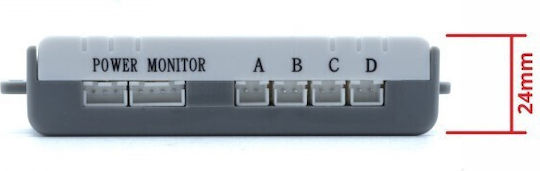 Einparts Senzoare De Parcare 4 Senzori Display Auto