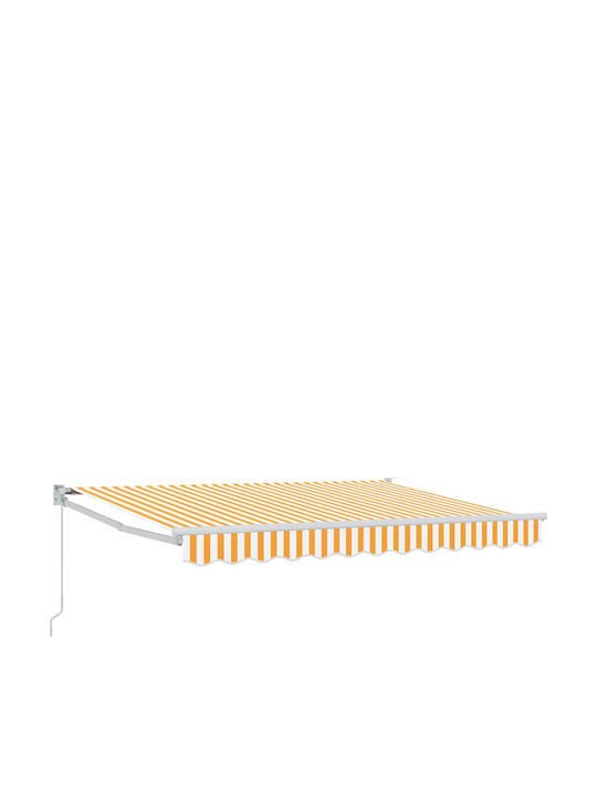 vidaXL Markise Terrasse Gelbe 3x2m