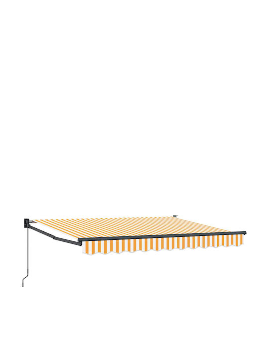 vidaXL Cort Terasă Galben 3x2m