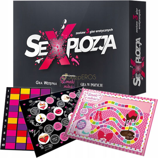 Board Game Adults Sexplozja Set 3 Erotic Games